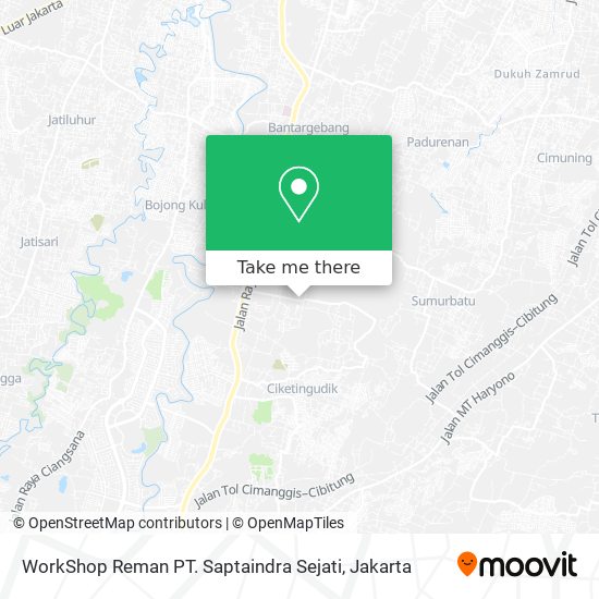 WorkShop Reman PT. Saptaindra Sejati map