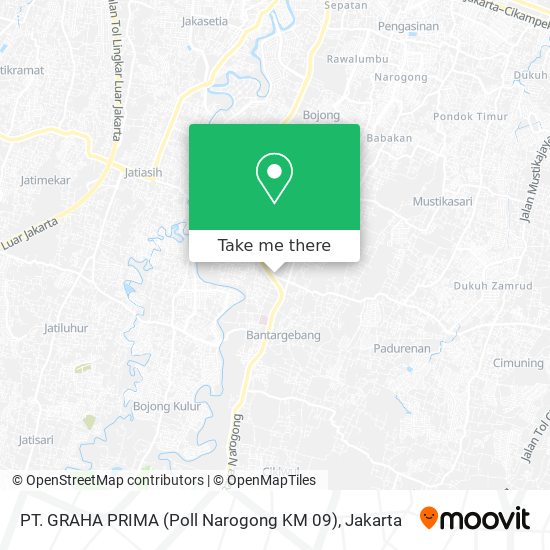 PT. GRAHA PRIMA (Poll Narogong KM 09) map