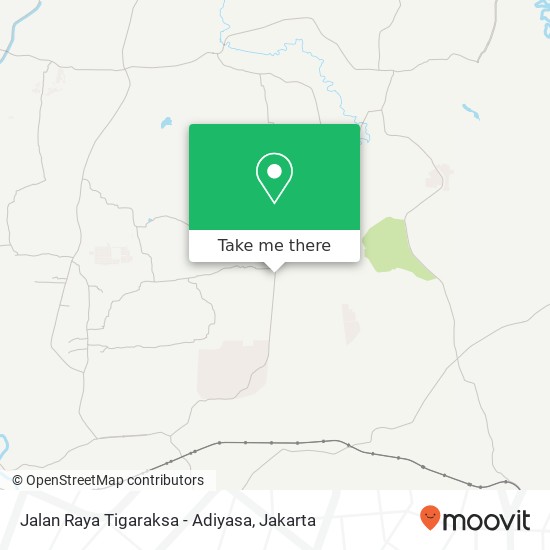 Jalan Raya Tigaraksa - Adiyasa map