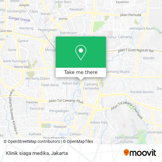 Klinik siaga medika map