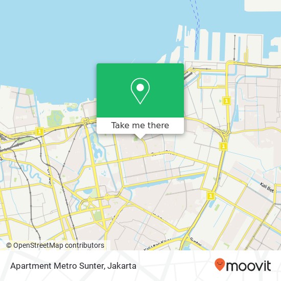 Apartment Metro Sunter map