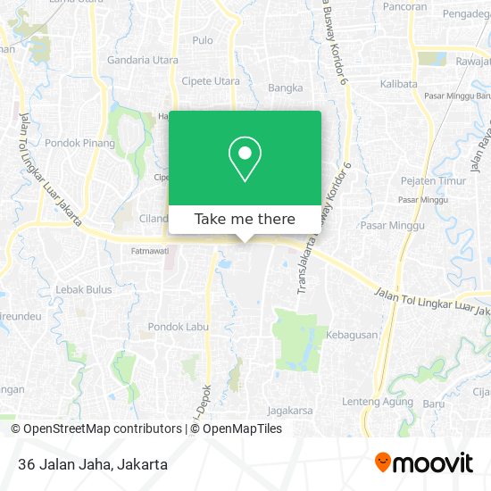 36 Jalan Jaha map