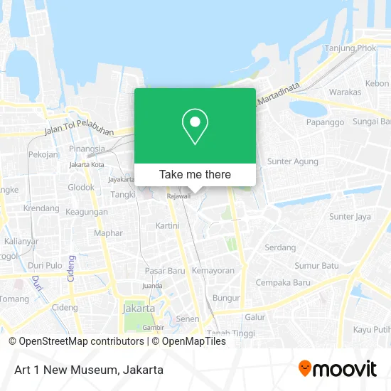 Art 1 New Museum map