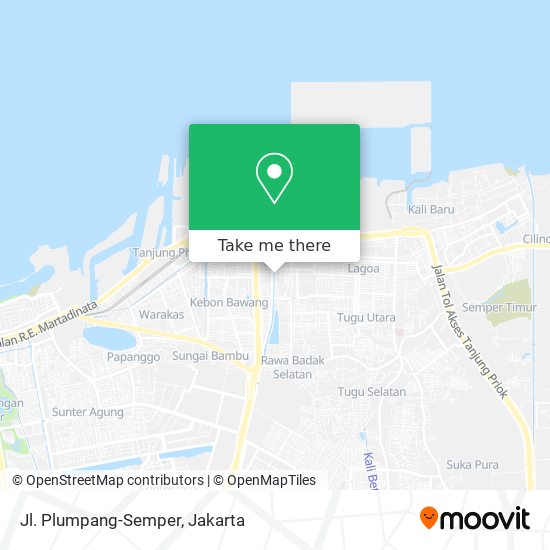 Jl. Plumpang-Semper map