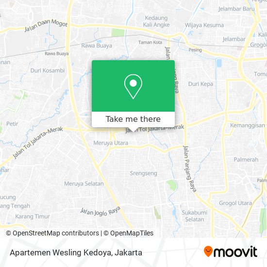 Apartemen Wesling Kedoya map