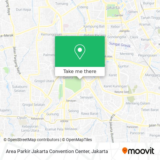 Area Parkir Jakarta Convention Center map