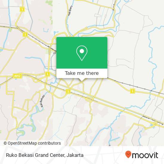 Ruko Bekasi Grand Center map