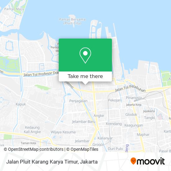 Jalan Pluit Karang Karya Timur map