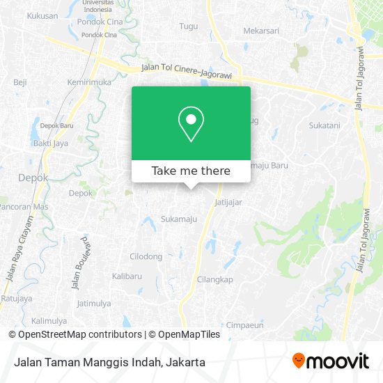 Jalan Taman Manggis Indah map