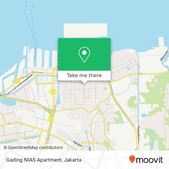 Gading NIAS Apartment map