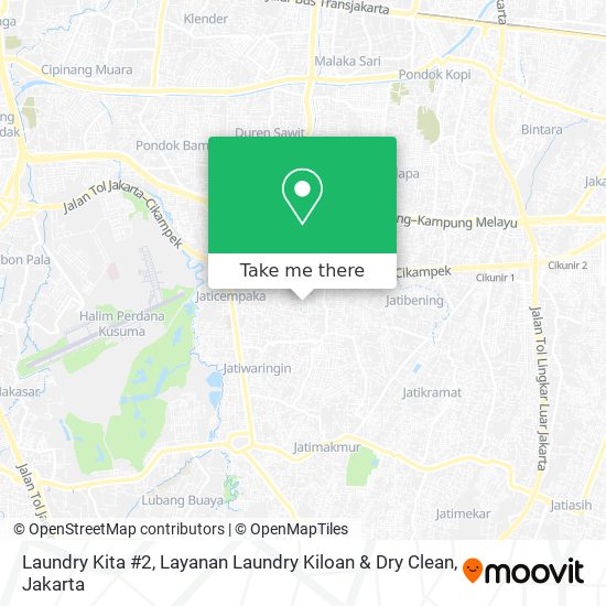 Laundry Kita #2, Layanan Laundry Kiloan & Dry Clean map