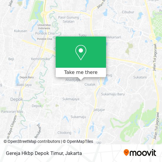 Gereja Hkbp Depok Timur map