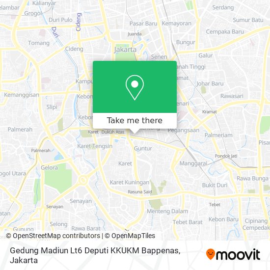 Gedung Madiun Lt6 Deputi KKUKM Bappenas map