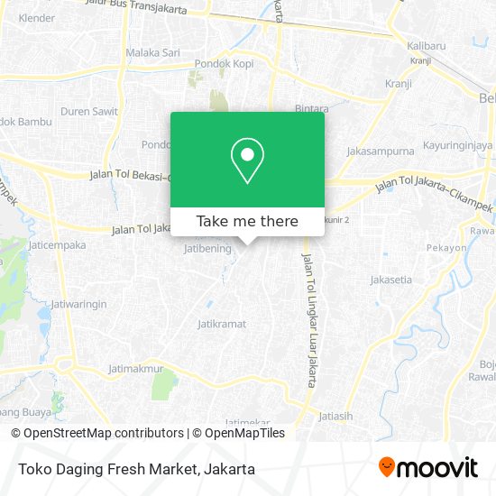 Toko Daging Fresh Market map