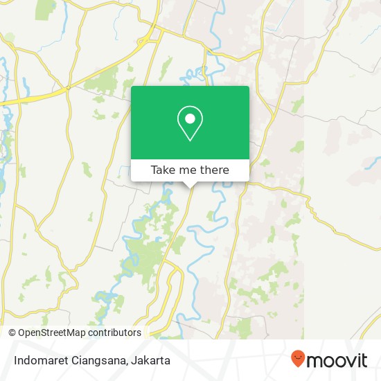 Indomaret Ciangsana map