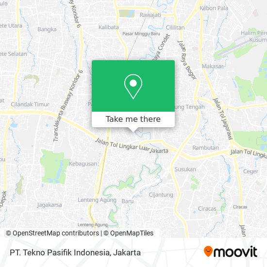 PT. Tekno Pasifik Indonesia map