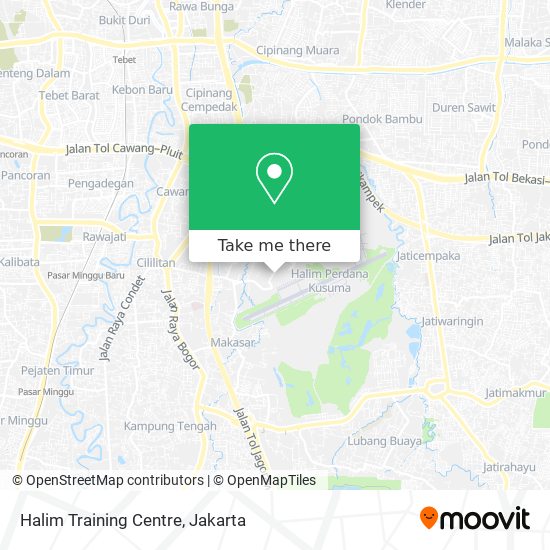 Halim Training Centre map