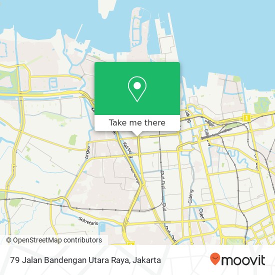 79 Jalan Bandengan Utara Raya map