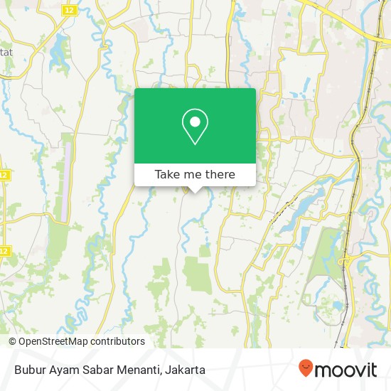 Bubur Ayam Sabar Menanti map