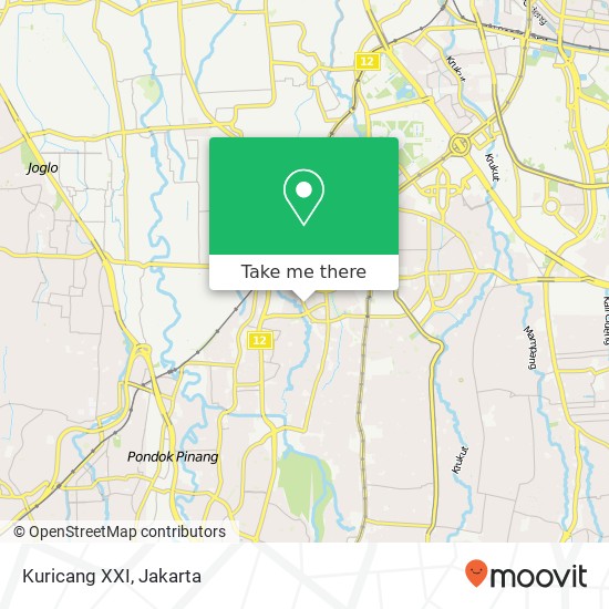 Kuricang XXI map