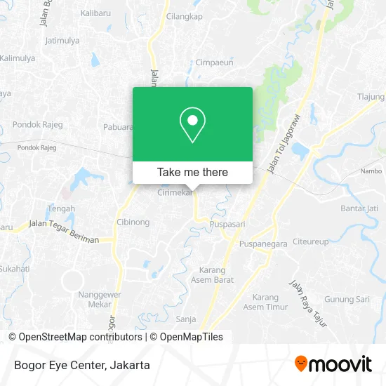 Bogor Eye Center map