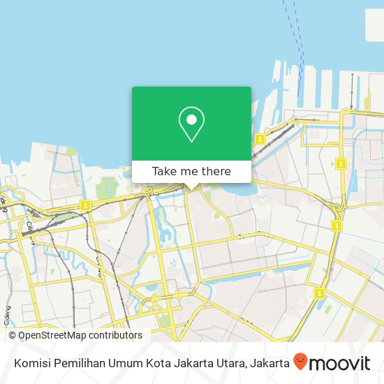 Komisi Pemilihan Umum Kota Jakarta Utara map