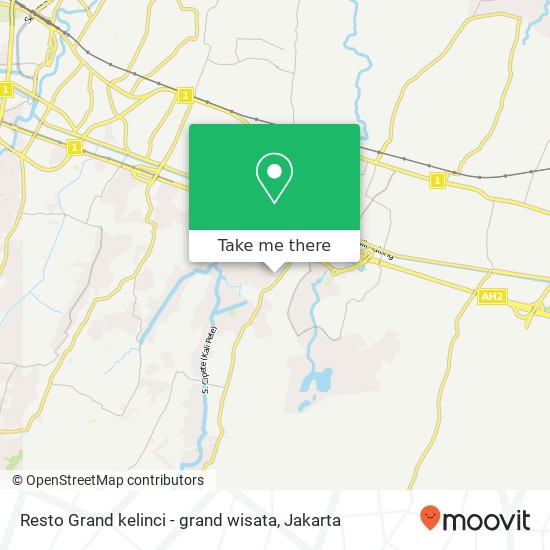 Resto Grand kelinci - grand wisata map