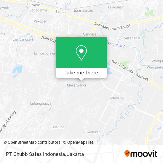 PT Chubb Safes Indonesia map