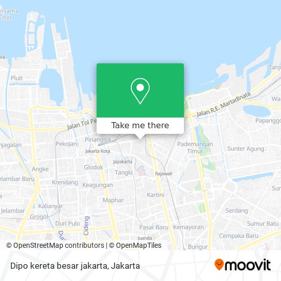 Dipo kereta besar jakarta map