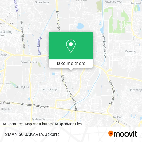 SMAN 50 JAKARTA map
