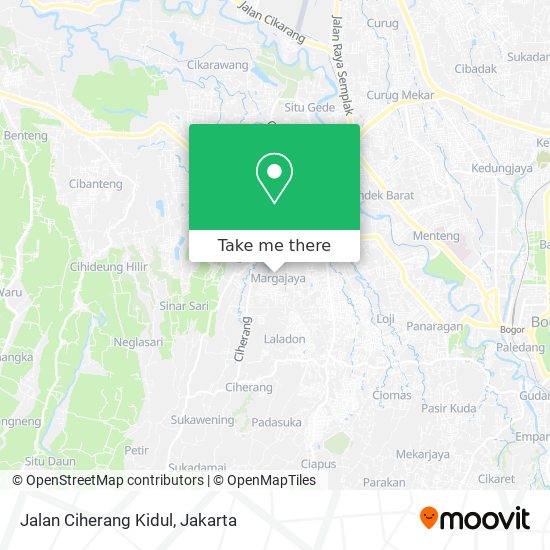 Jalan Ciherang Kidul map