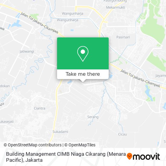 Building Management CIMB Niaga Cikarang (Menara Pacific) map