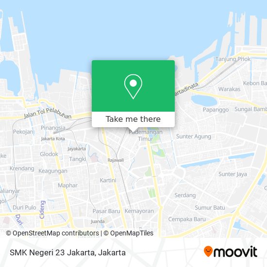 SMK Negeri 23 Jakarta map