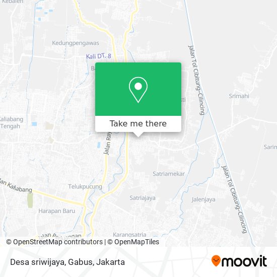 Desa sriwijaya, Gabus map