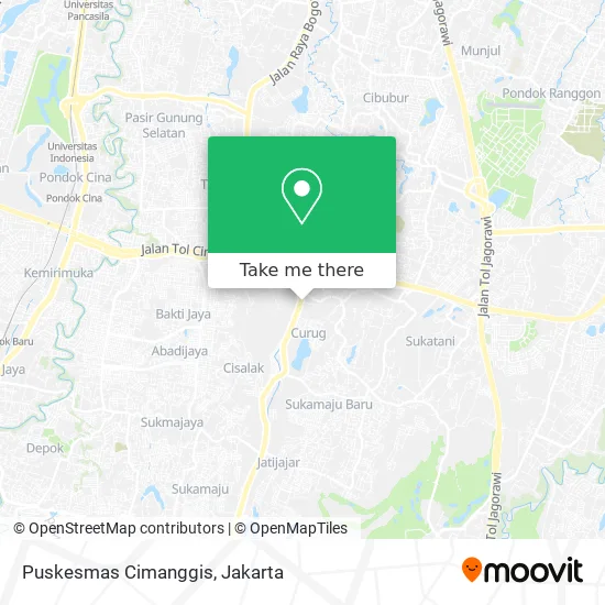 Puskesmas Cimanggis map