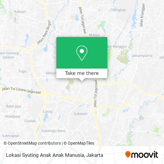 Lokasi Syuting Anak Anak Manusia map