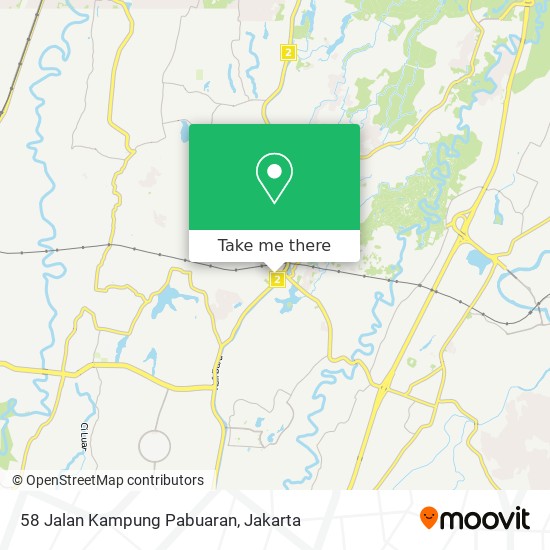 58 Jalan Kampung Pabuaran map