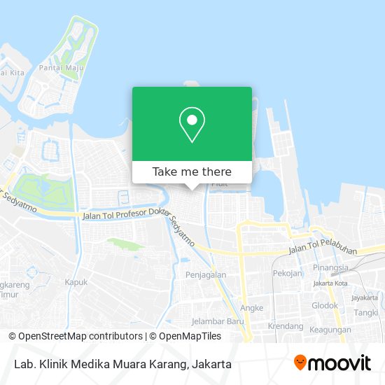 Lab. Klinik Medika Muara Karang map