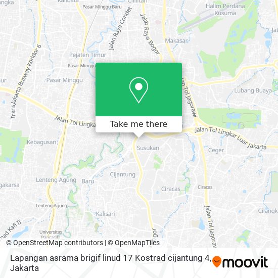 Lapangan asrama brigif linud 17 Kostrad cijantung 4 map