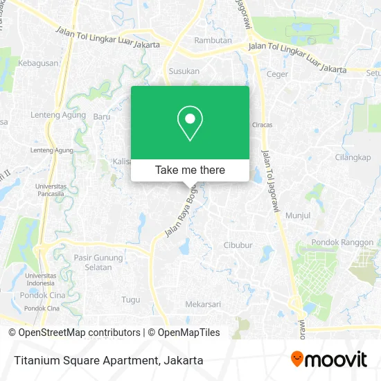Titanium Square Apartment map