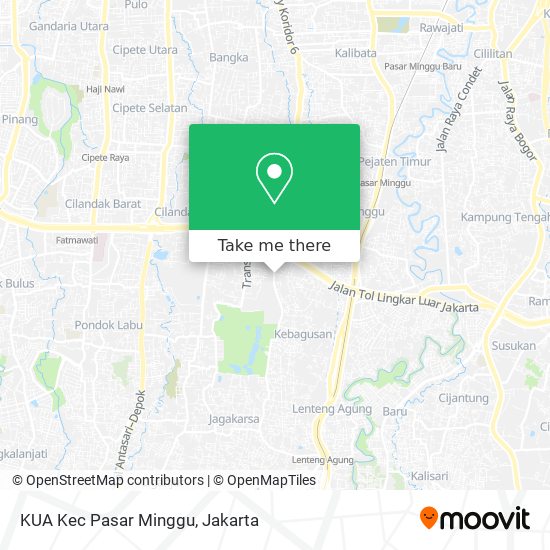 KUA Kec Pasar Minggu map