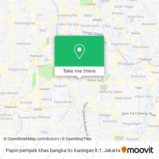 Papin pempek khas bangka itc kuningan lt.1 map