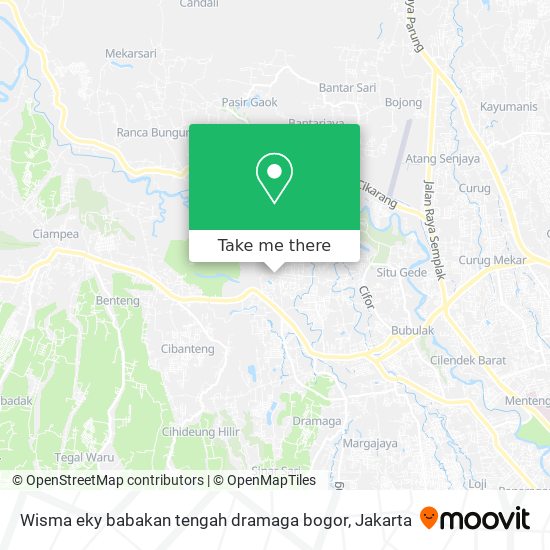 Wisma eky babakan tengah dramaga bogor map