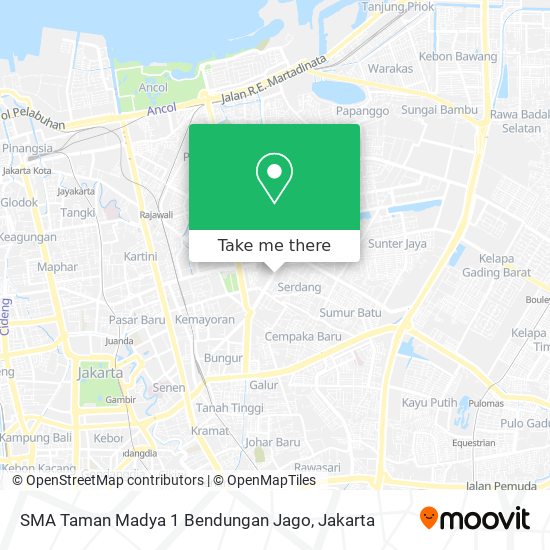 SMA Taman Madya 1 Bendungan Jago map