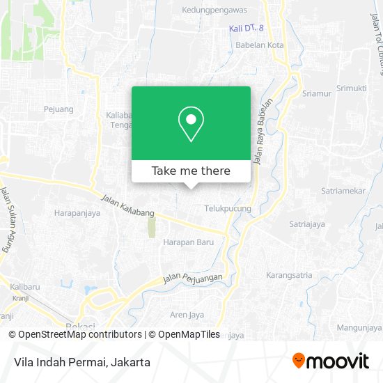 Vila Indah Permai map