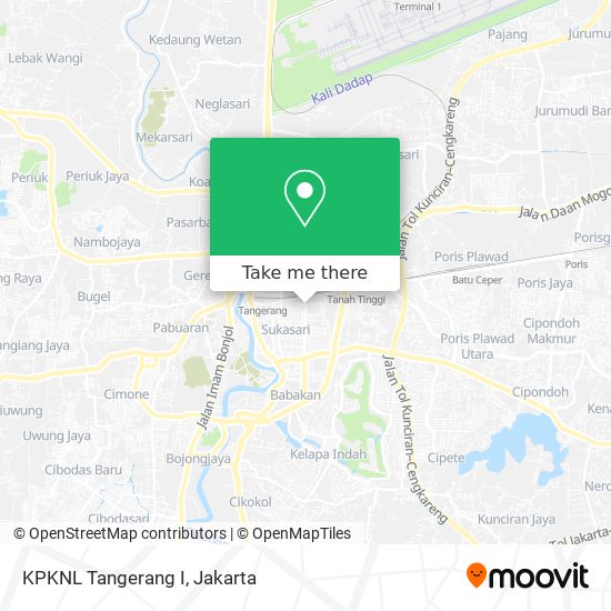 KPKNL Tangerang I map