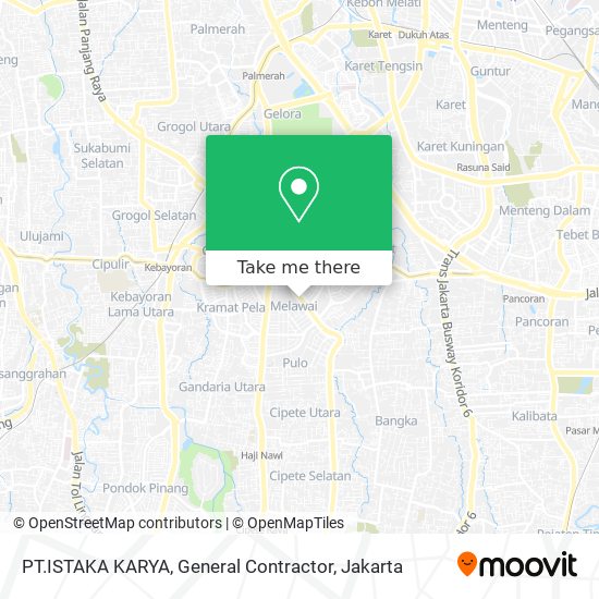 PT.ISTAKA KARYA, General Contractor map