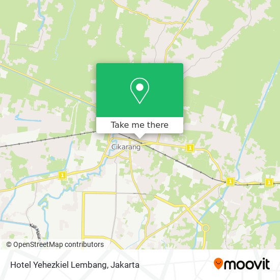 Hotel Yehezkiel Lembang map