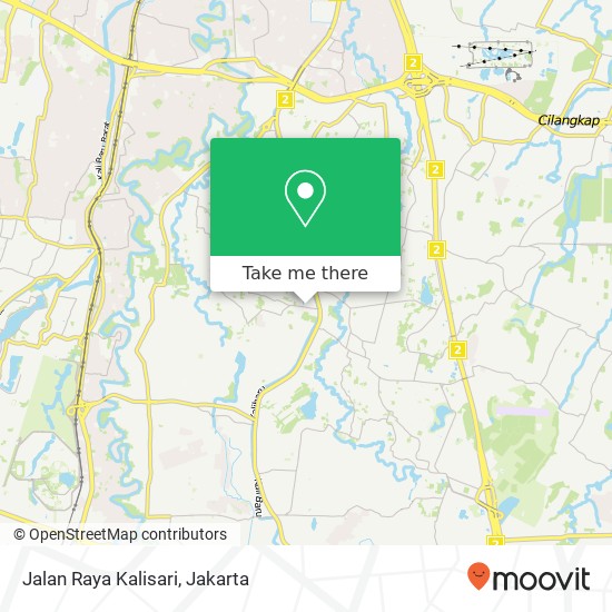 Jalan Raya Kalisari map