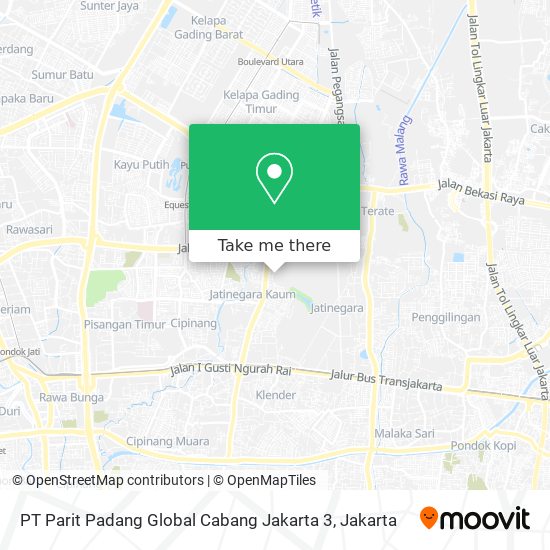 PT Parit Padang Global Cabang Jakarta 3 map